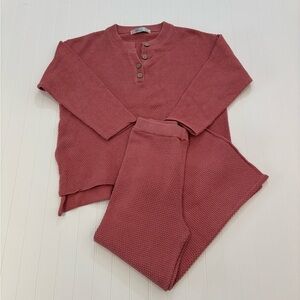 Free people Hailee sweater lounge 2pc set